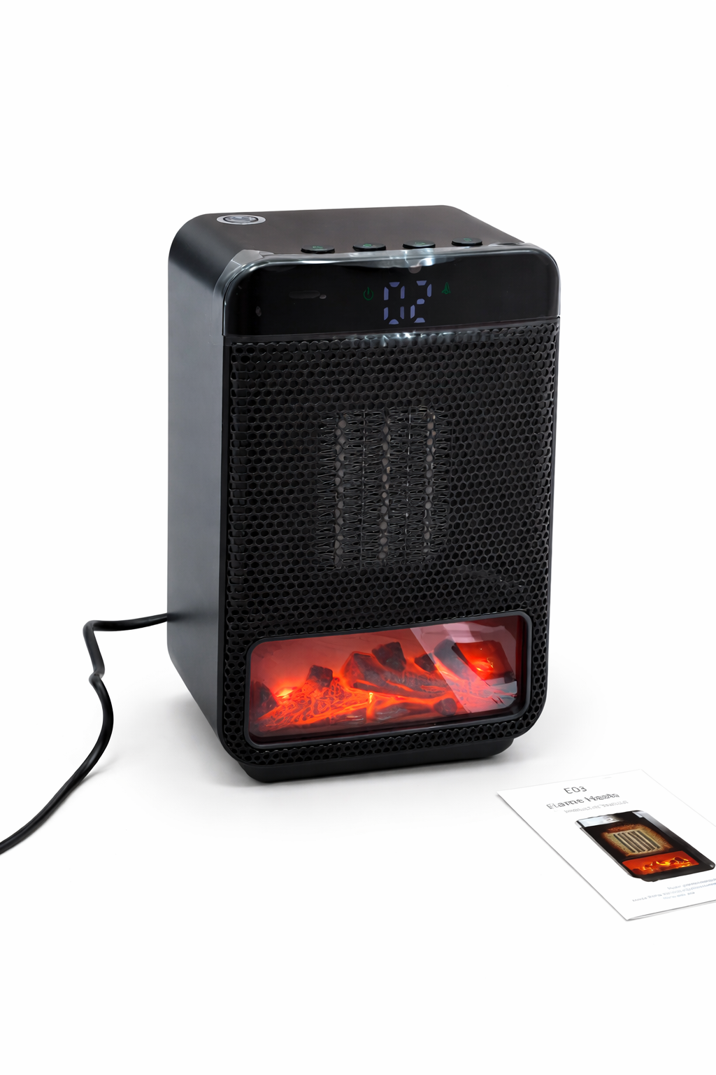 بخاری برقی مدل شومینه E03 (1000 وات )